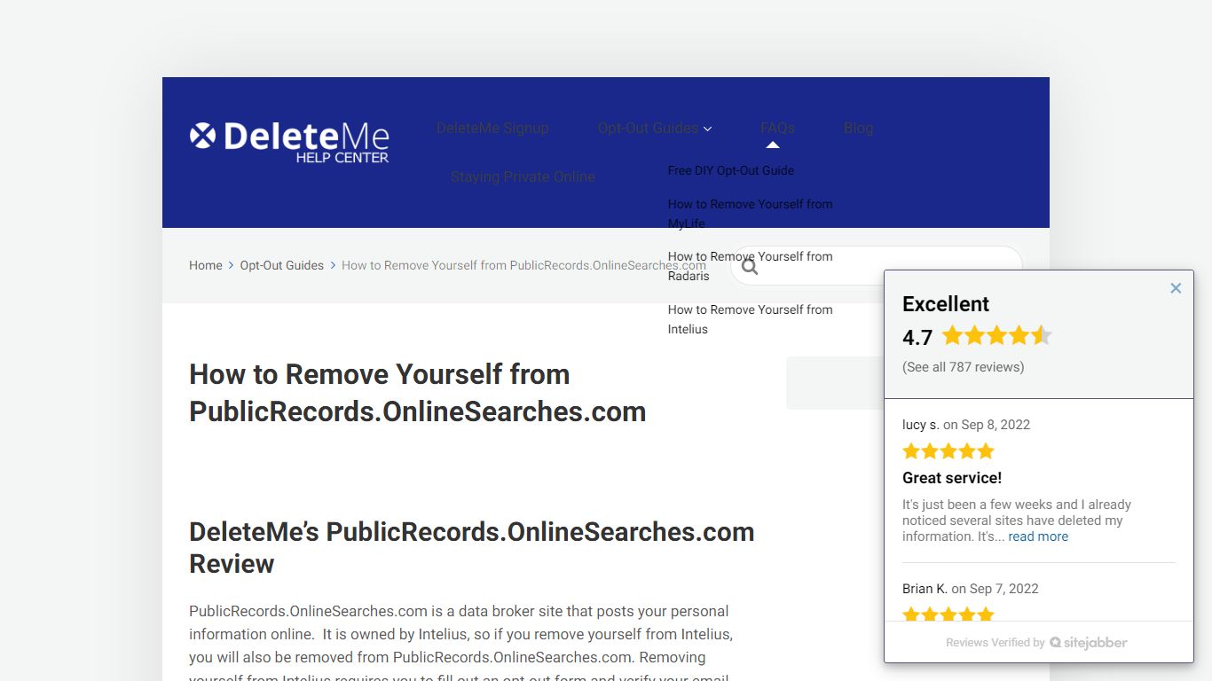 How to Remove Yourself from Public Records - DeleteMe